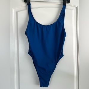 JOLYN Gigi onesie in Depp Blue Sea size medium